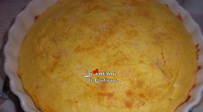 Tortino di riso, prosciutto e formaggio