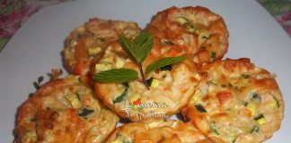 Sformatini di verdure e surimi