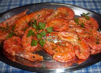 Gamberoni allo spumante