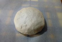 Pasta brisè con olio d’oliva e vino bianco