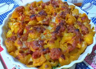 Pasta al forno gratinata con verdure