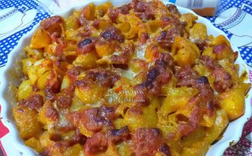 Pasta al forno gratinata con verdure